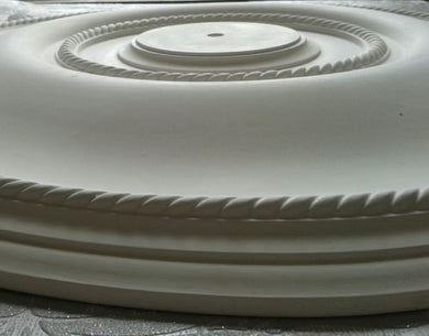 Traditional Georgian Plaster Rope Ceiling Rose  540 mm / 21