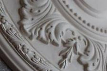 Bespoke Ceiling Rose Victorian Floral Leaf 460 mm / 18" (155mm center) Hand Made Plasterware