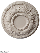 Bespoke Ceiling Rose Victorian Floral Leaf 460 mm / 18" (155mm center) Hand Made Plasterware